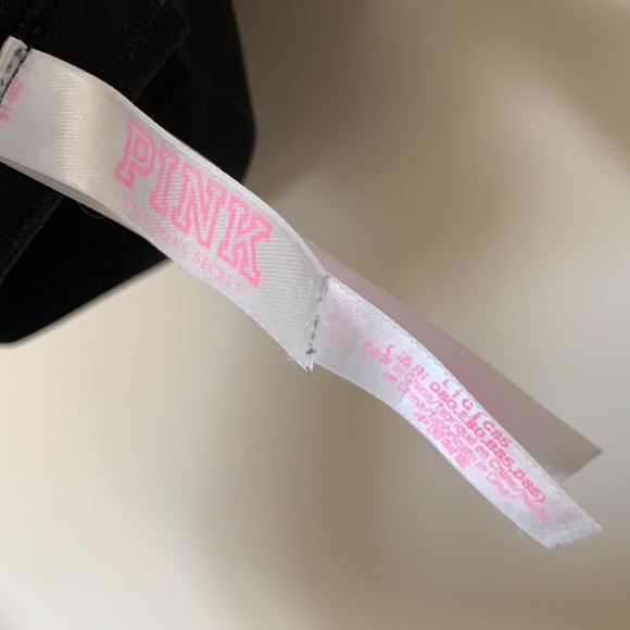 PINK Victoria Secret black bralette Size L - Picture 4 of 4